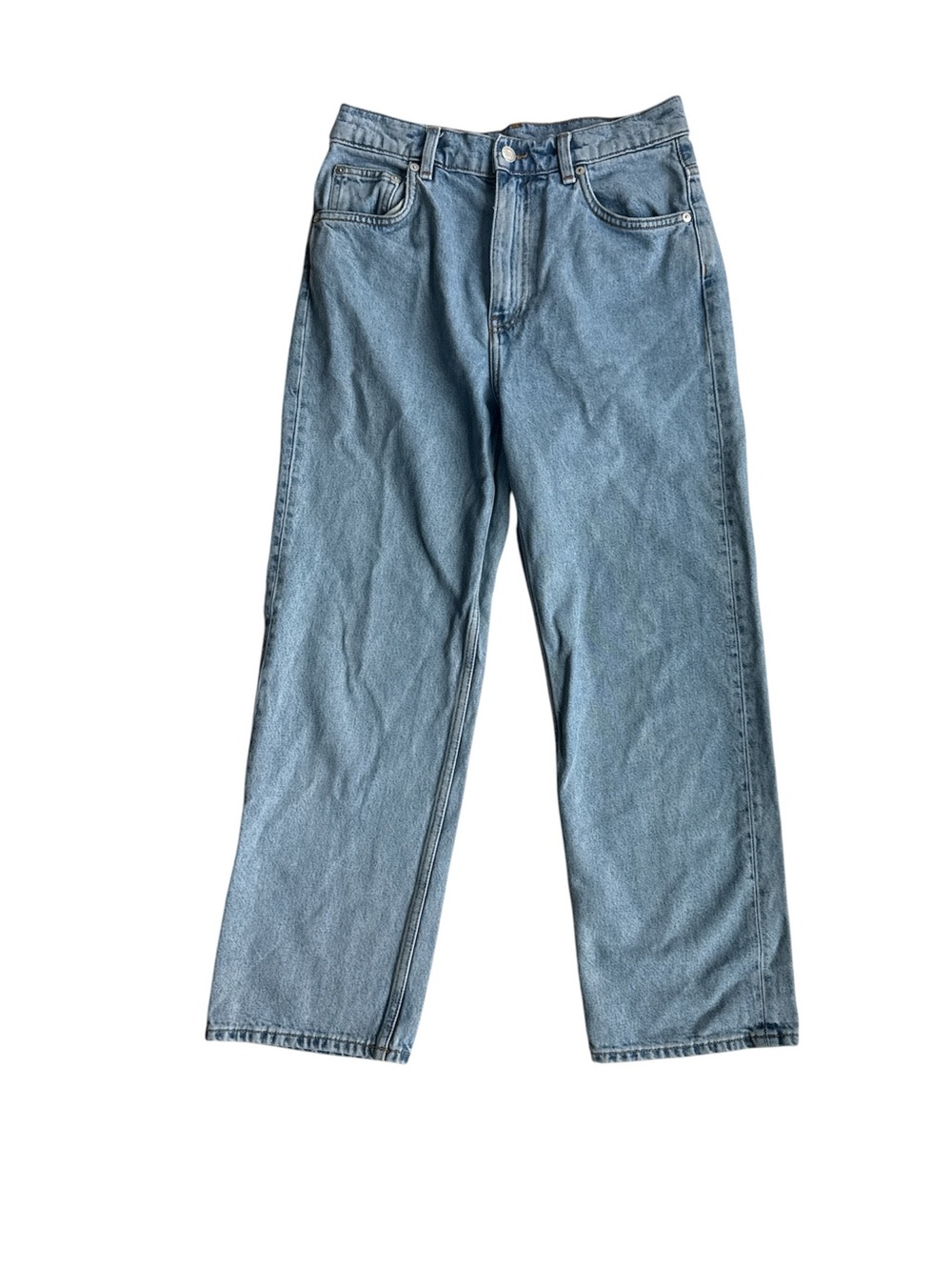 Arket Classic Light Blue Straight-Leg Cropped Women's Jeans VGUC Size US29